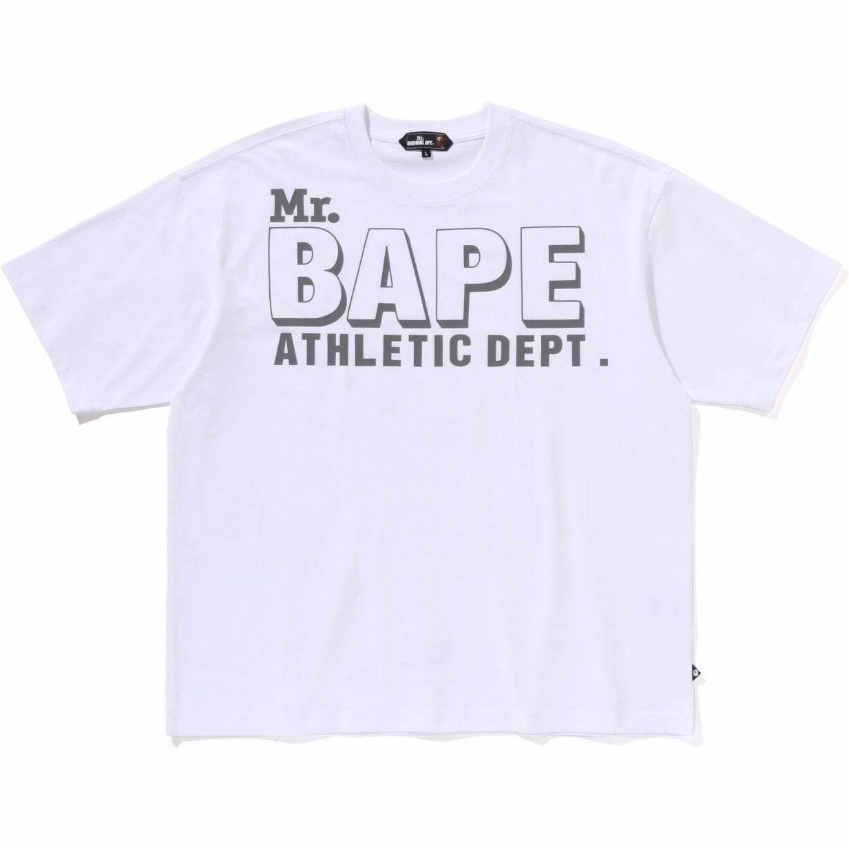 Мужская футболка A BATHING APE Mr. BATHING APE (черная)