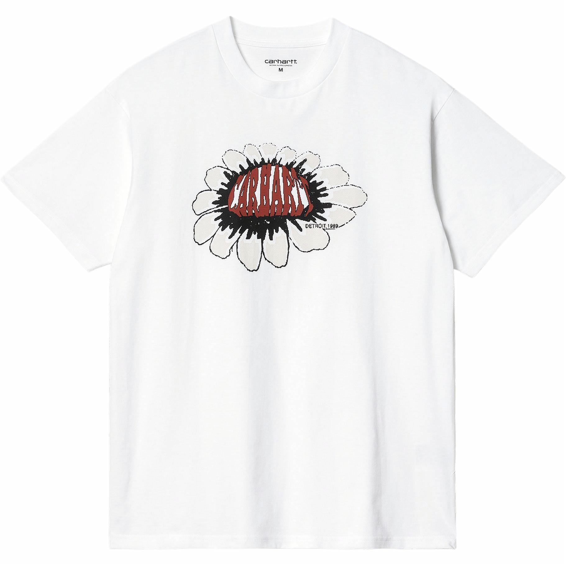 Футболка Carhartt Carhartt WIP S/S Pixel Flower T-Shir (белая)