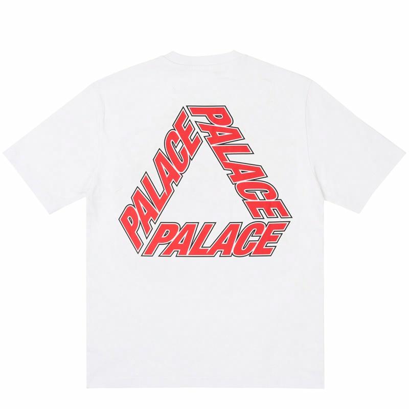 Футболка Palace P-3 OUTLINE T-SHIRT (белая)