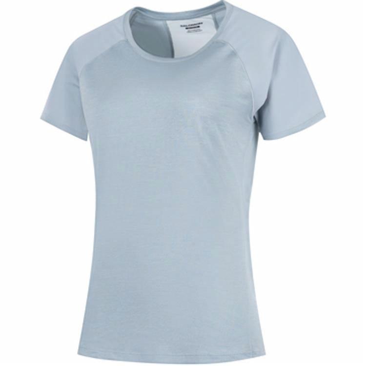 Футболка Salomon Colorblock (фиолетовая)