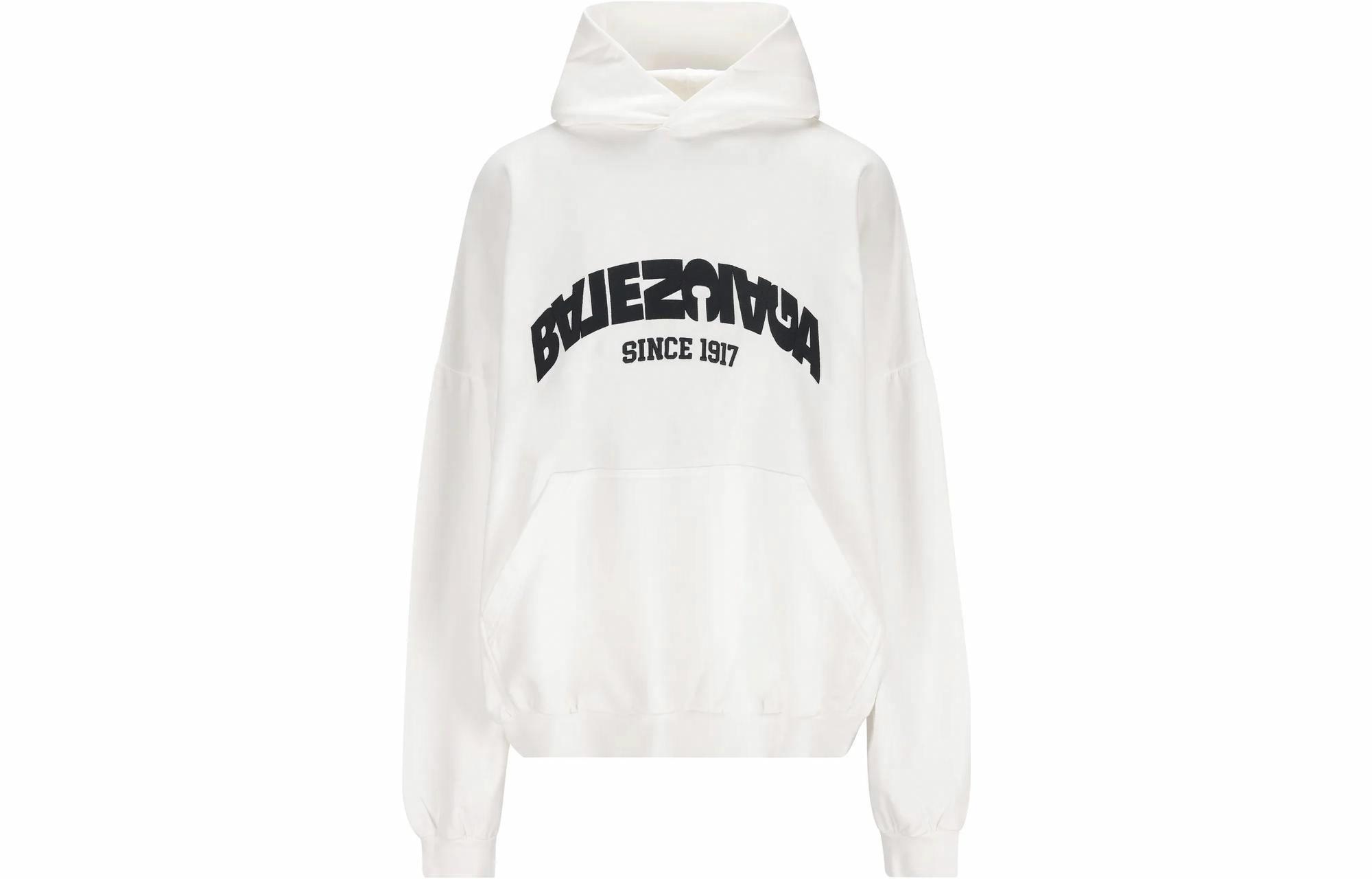 Худи Balenciaga Balenciaga FW23 Logo (белое)