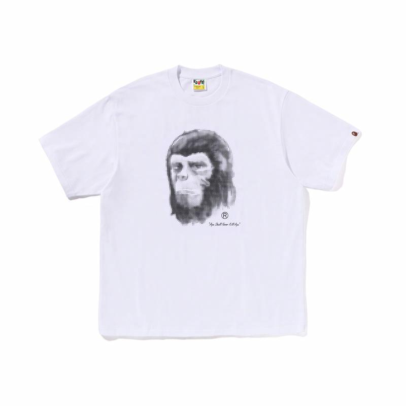 Мужская футболка A BATHING APE SS24 (черная) — фото 5