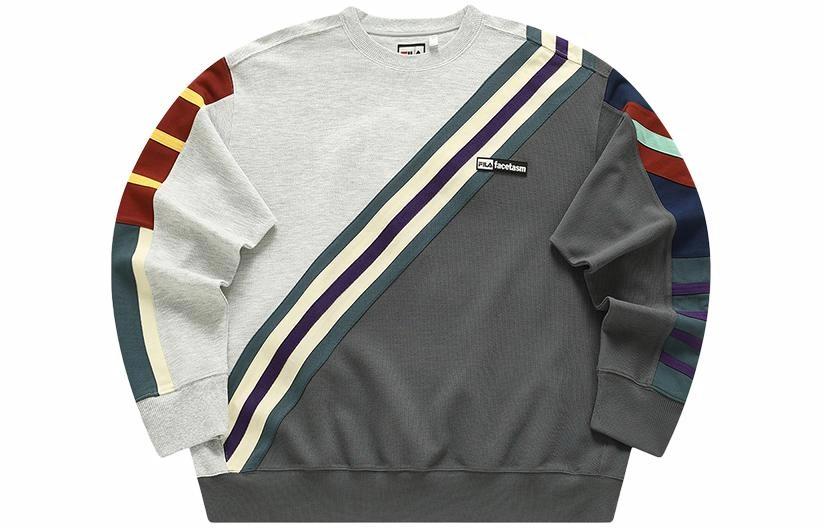 Свитшот Fila FILA FUSION x FACETASM (серо-меланжевый)