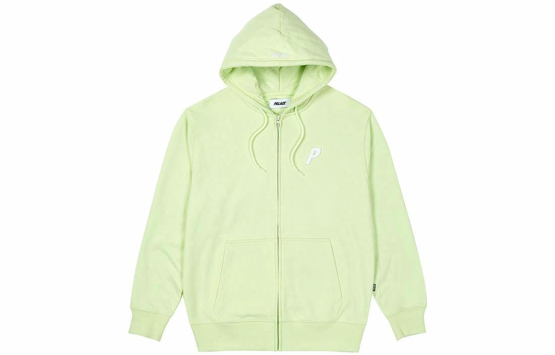 Худи Palace FW23 FELT P ZIP HOOD (зеленое)