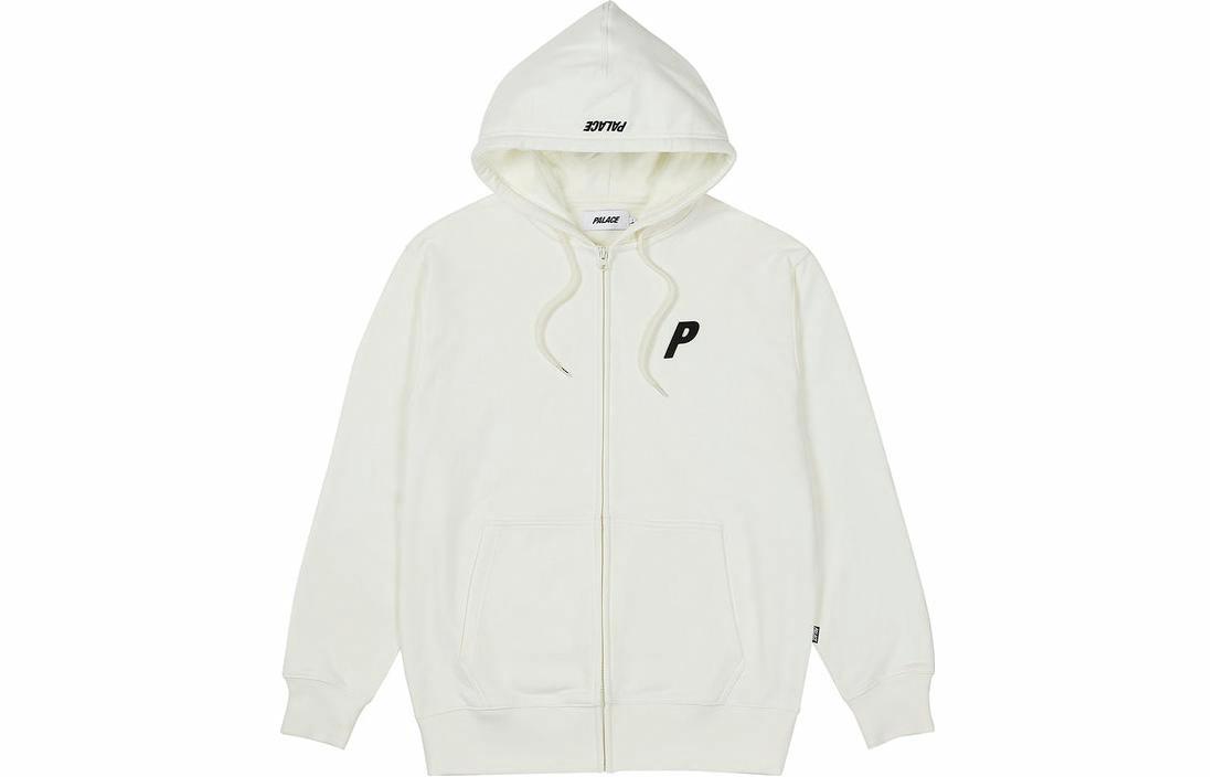 Худи Palace FW23 FELT P ZIP HOOD (белое)