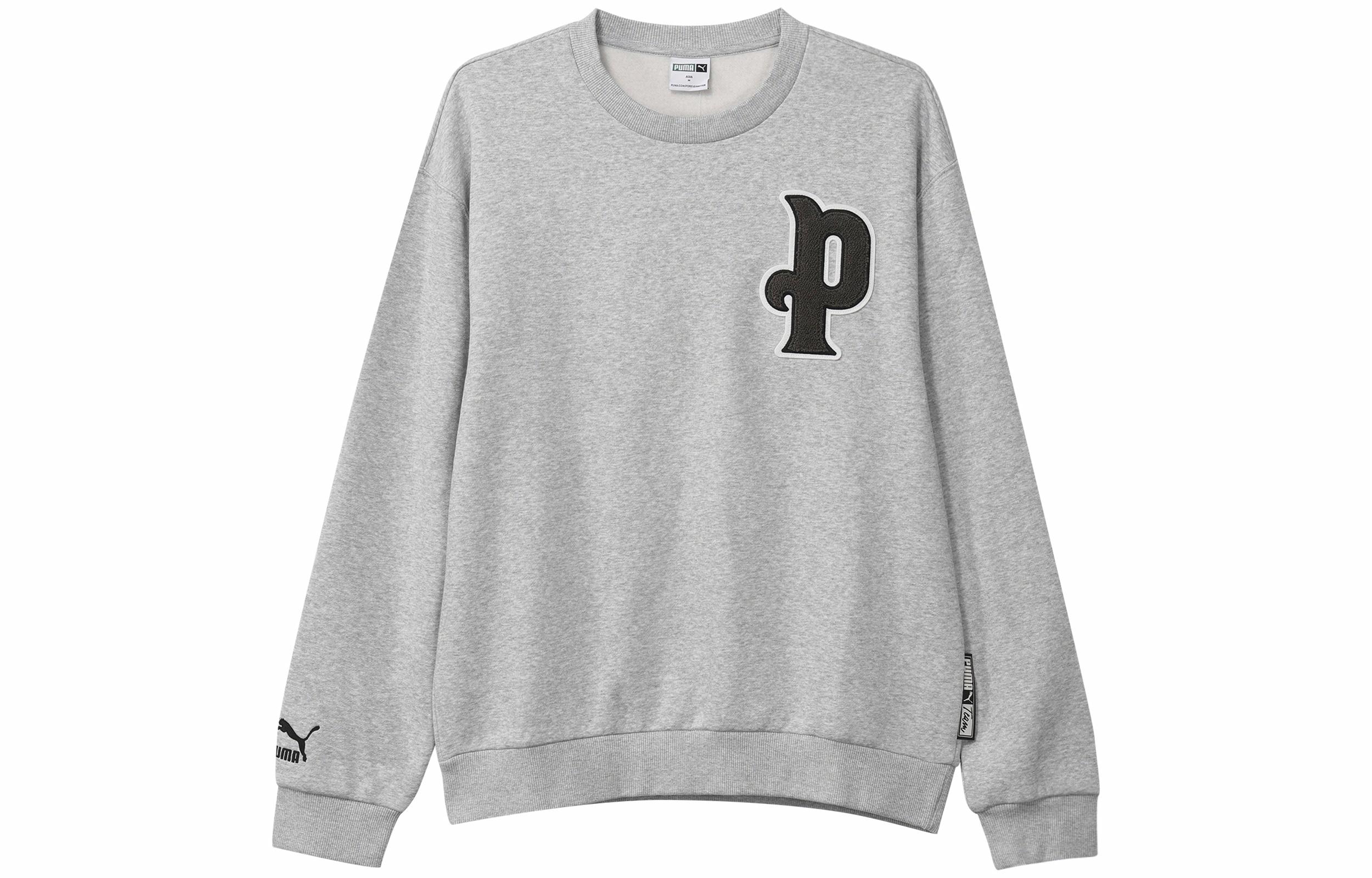 Мужской свитшот PUMA College Logo (серый)