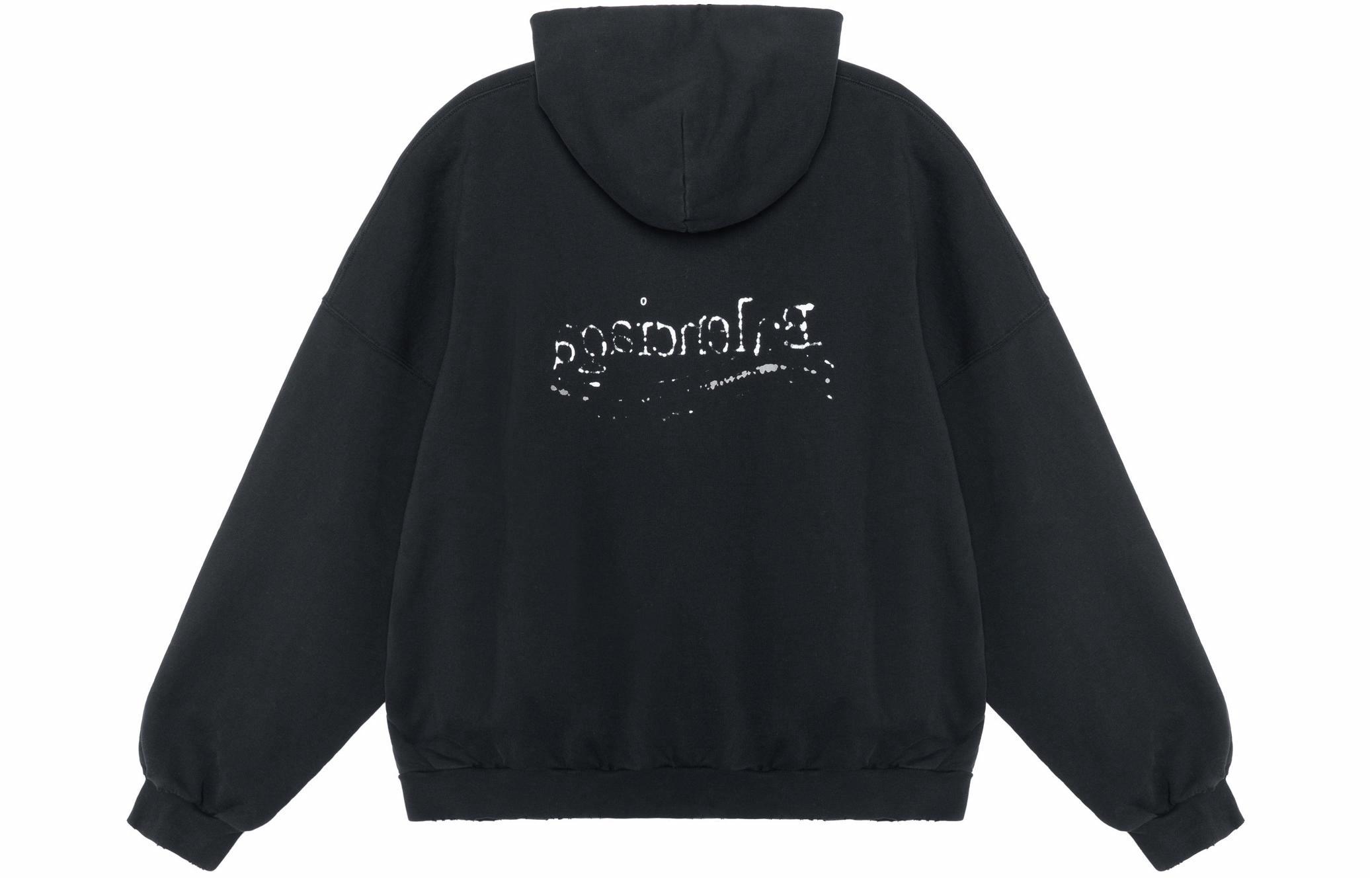 Худи Balenciaga Logo (черное)