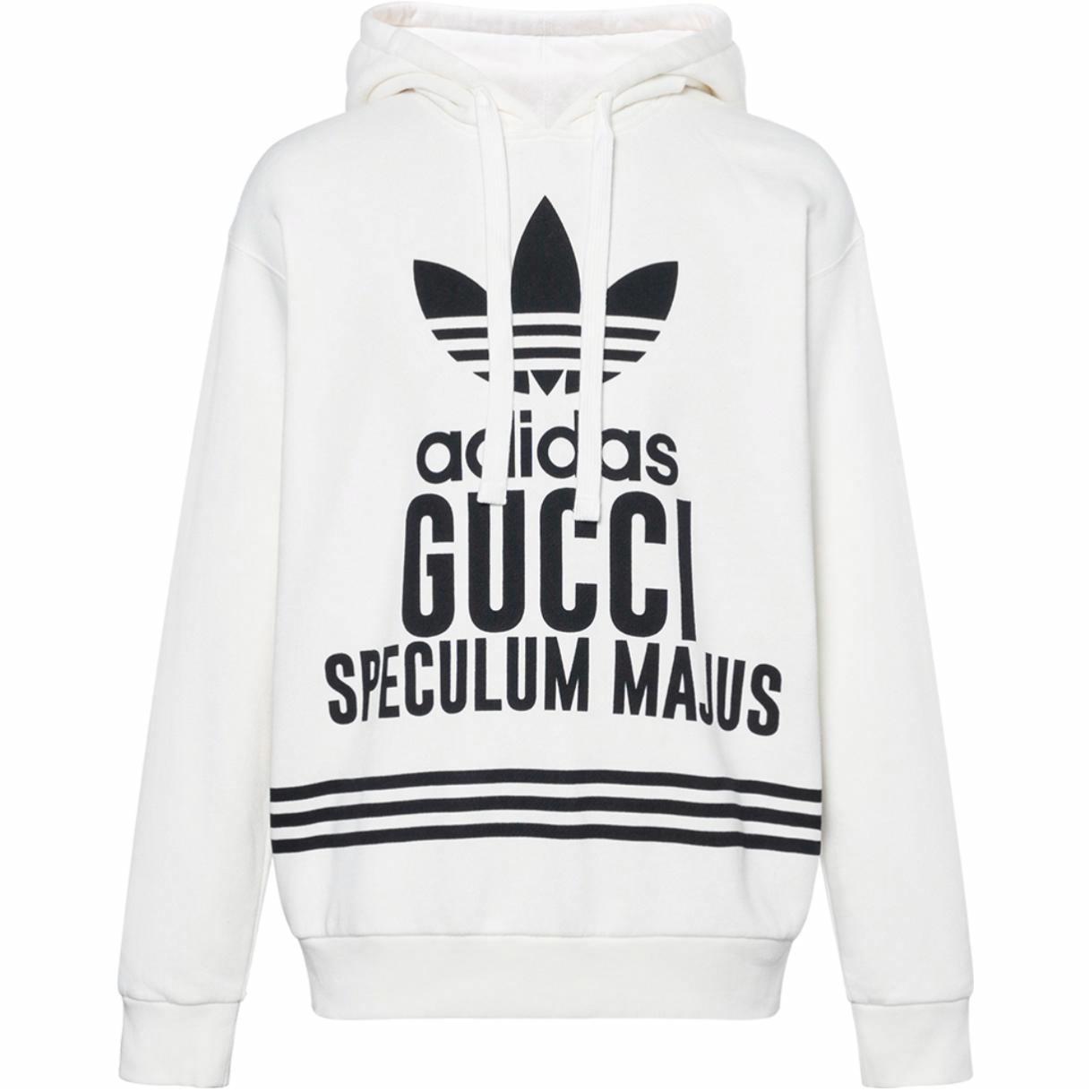 Мужское худи Gucci x adidas originals (белое)