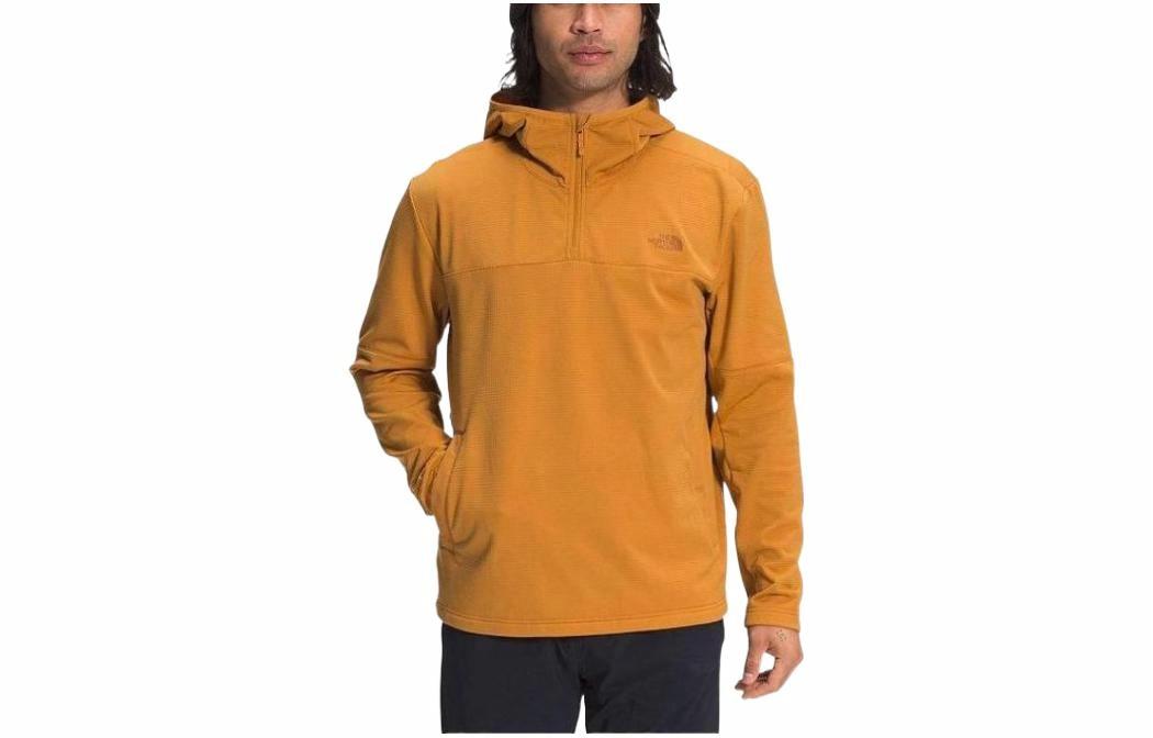 Мужское худи The North Face Half-Zip (желтое)