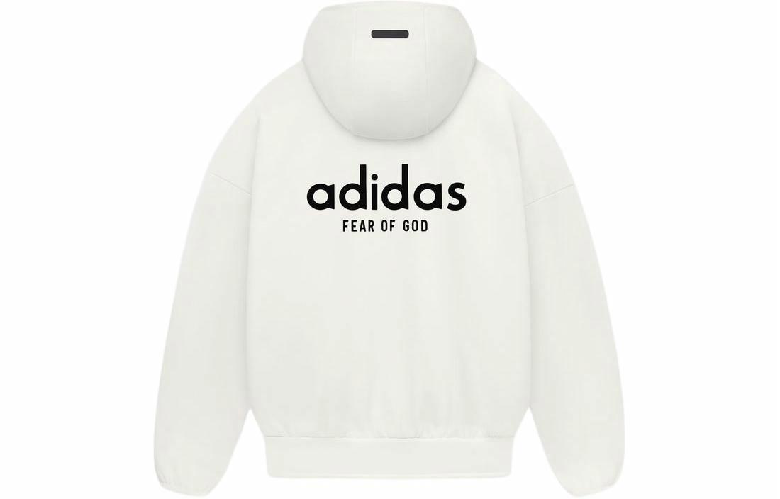 Мужское худи Fear of God × adidas (белое)