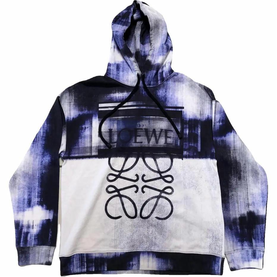 Мужское худи LOEWE (белое)