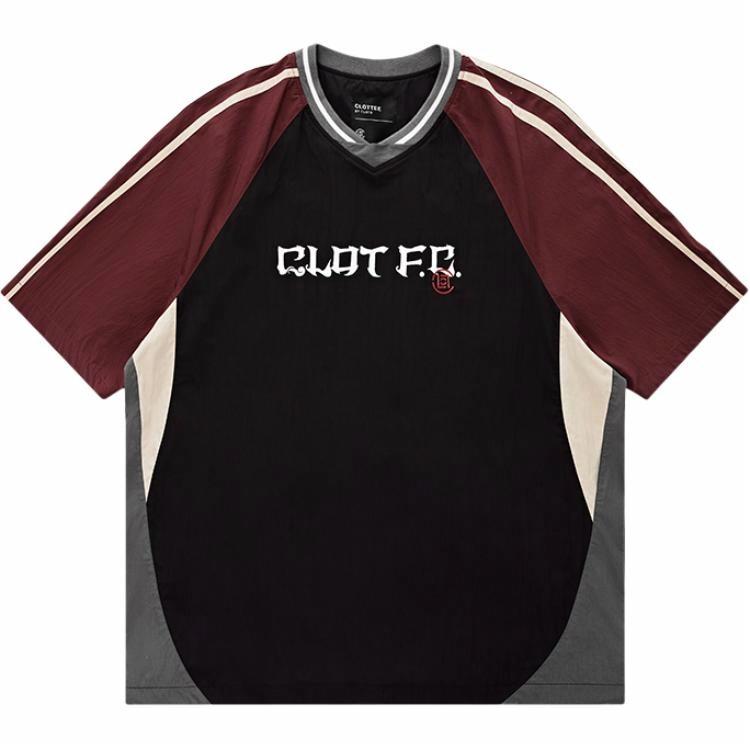 Мужская футболка CLOT F.C. (серый уголь)