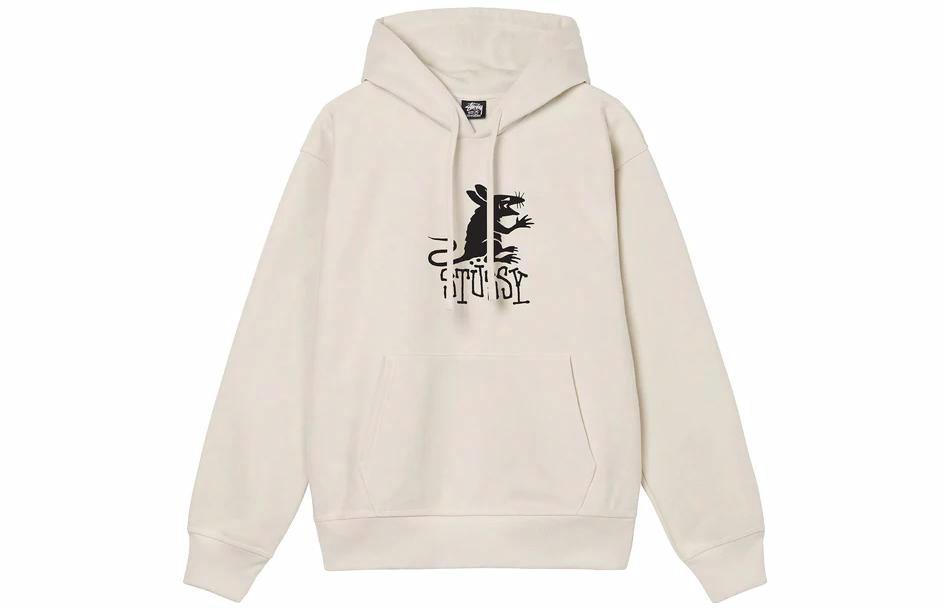 Мужское худи Stussy Rat Hoodie (черное)