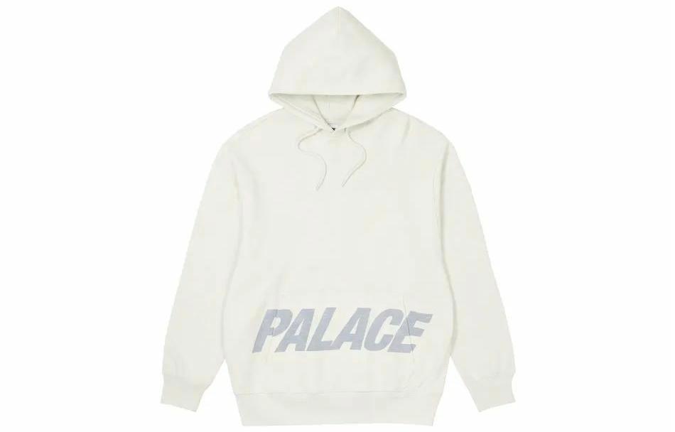 Мужское худи Palace FW22 Pal Pocket Slub Hood (микро-белое)