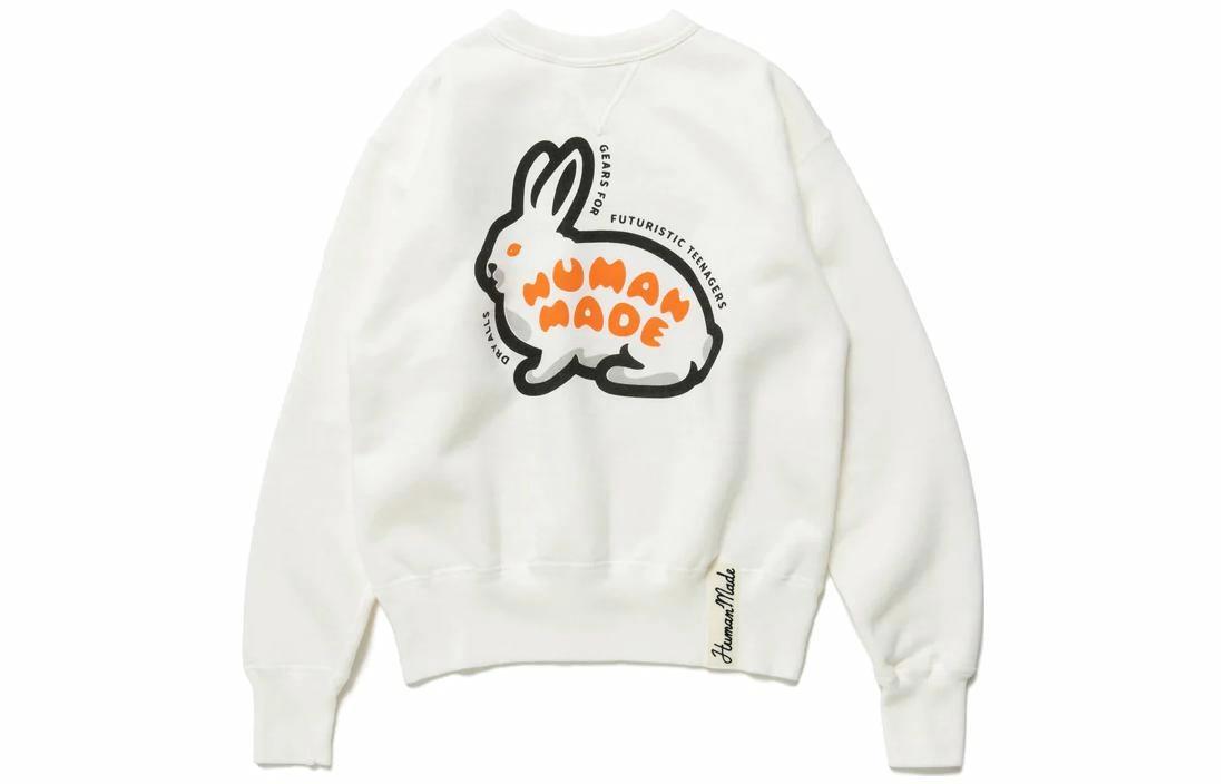 Мужской свитшот Human Made Rabbit (белый)