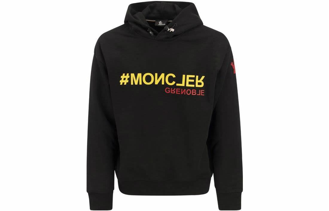 Мужское худи Moncler Grenoble (черное)