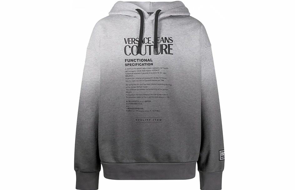 Мужское худи Versace Jeans Couture (черное)