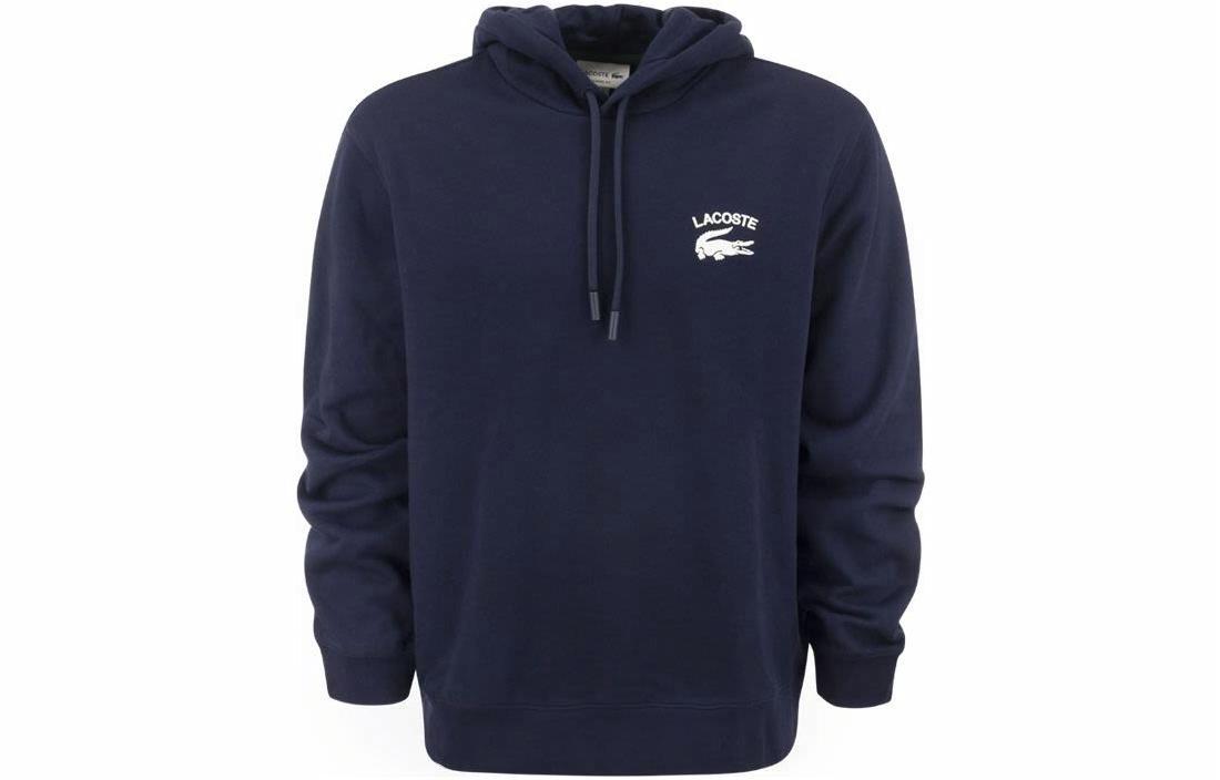 Мужское худи LACOSTE Hoodie (темно-синее)