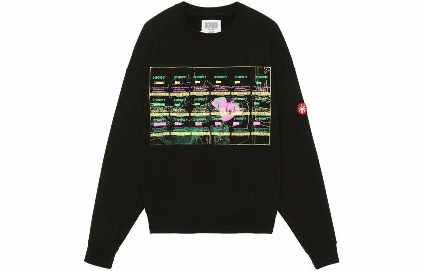 Cav Empt FW22 Black Crewneck Sweatshirt CES22CS04 — купить одежду