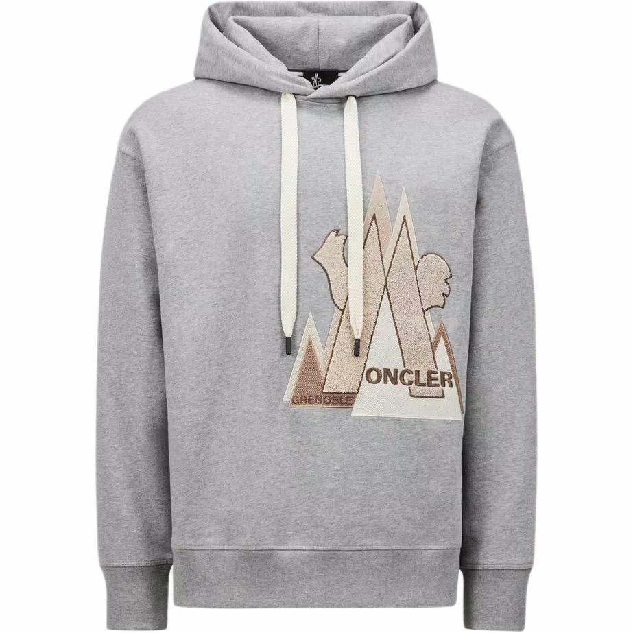 Мужское худи Moncler (серое)