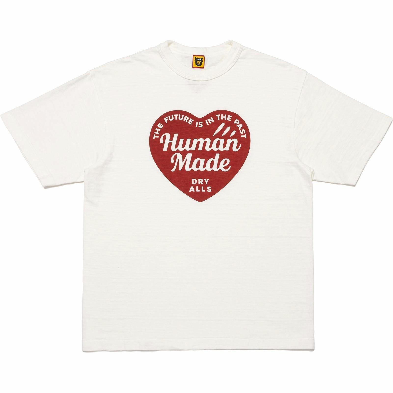 Футболка Human Made Heart Logo (белая)