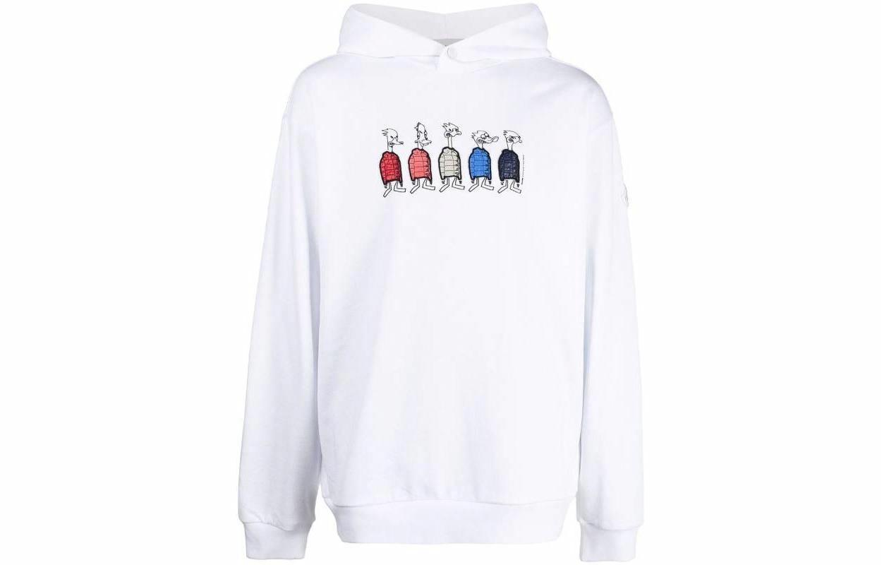 Мужское худи Moncler FW22 (белое)