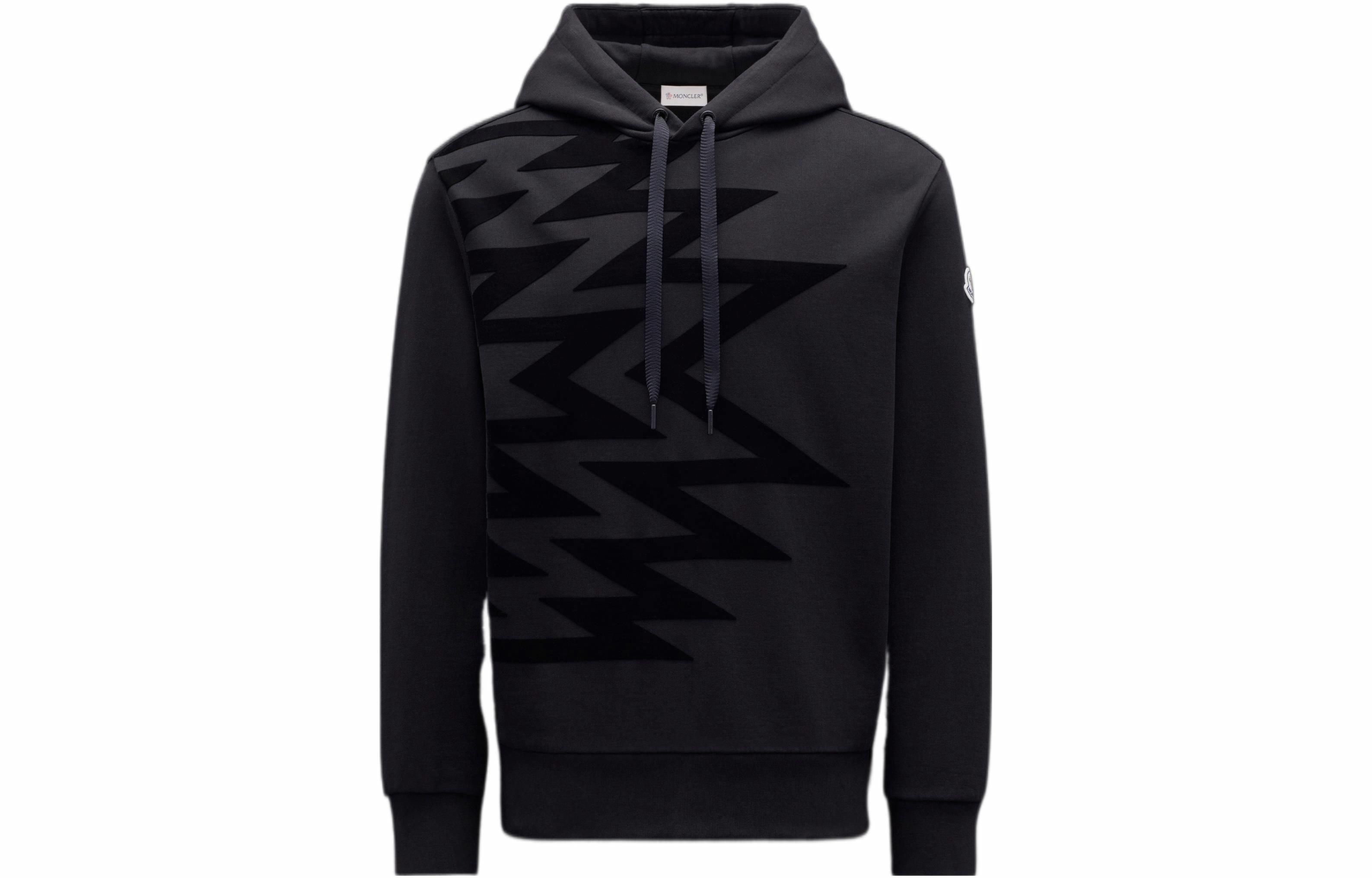 Мужское худи Moncler (черное)
