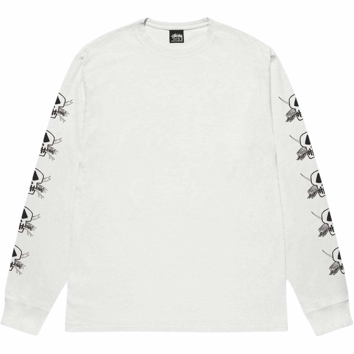 Лонгслив Stussy FW24 FOILS LS TEE PIGMENT DYED (серый)