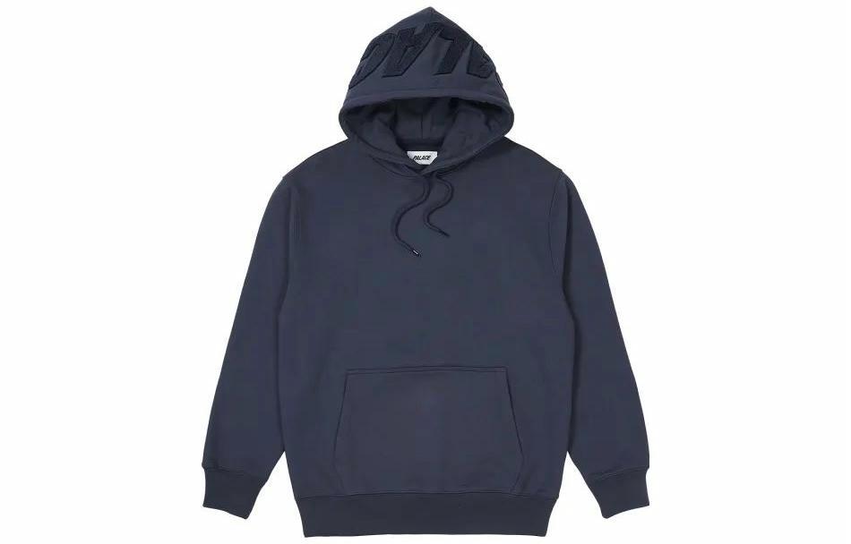 Мужское худи Palace PALACE FW22 Spell Out Chenille Hood Navy (синее)