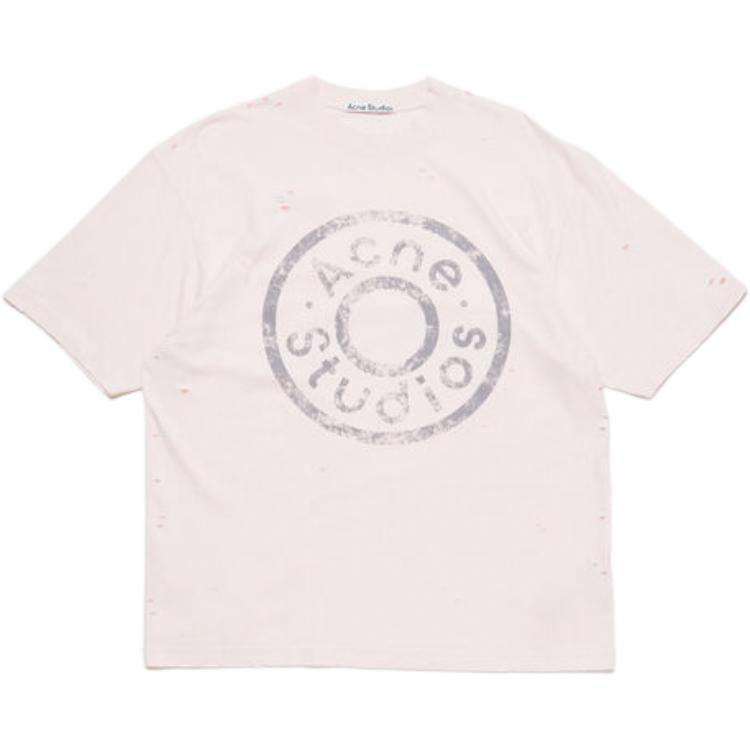 Футболка Acne Acne Studios 2024 T (серая с принтом)