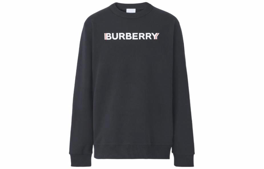 Худи Burberry с логотипом (черное)