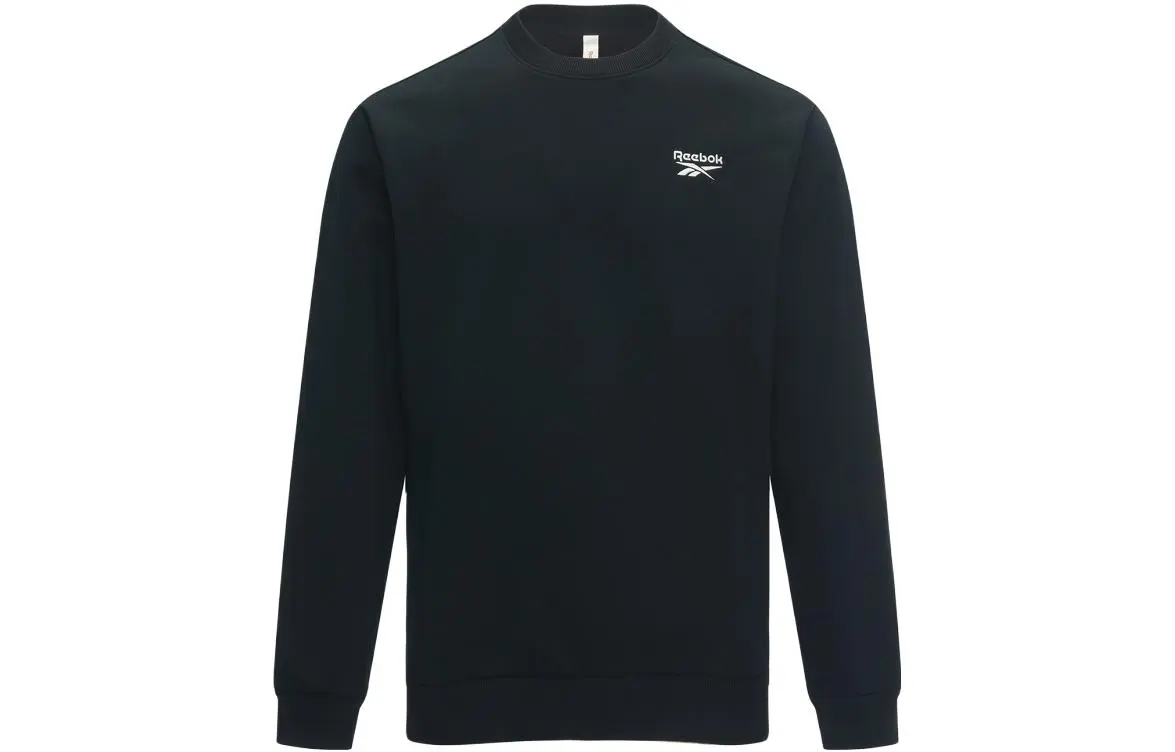 Reebok Sweatshirts Unisex Black Crew Neck Moderate