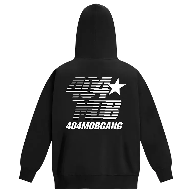 404MOB GANG Sweatshirts Unisex Hooded Thickened Heavyweight