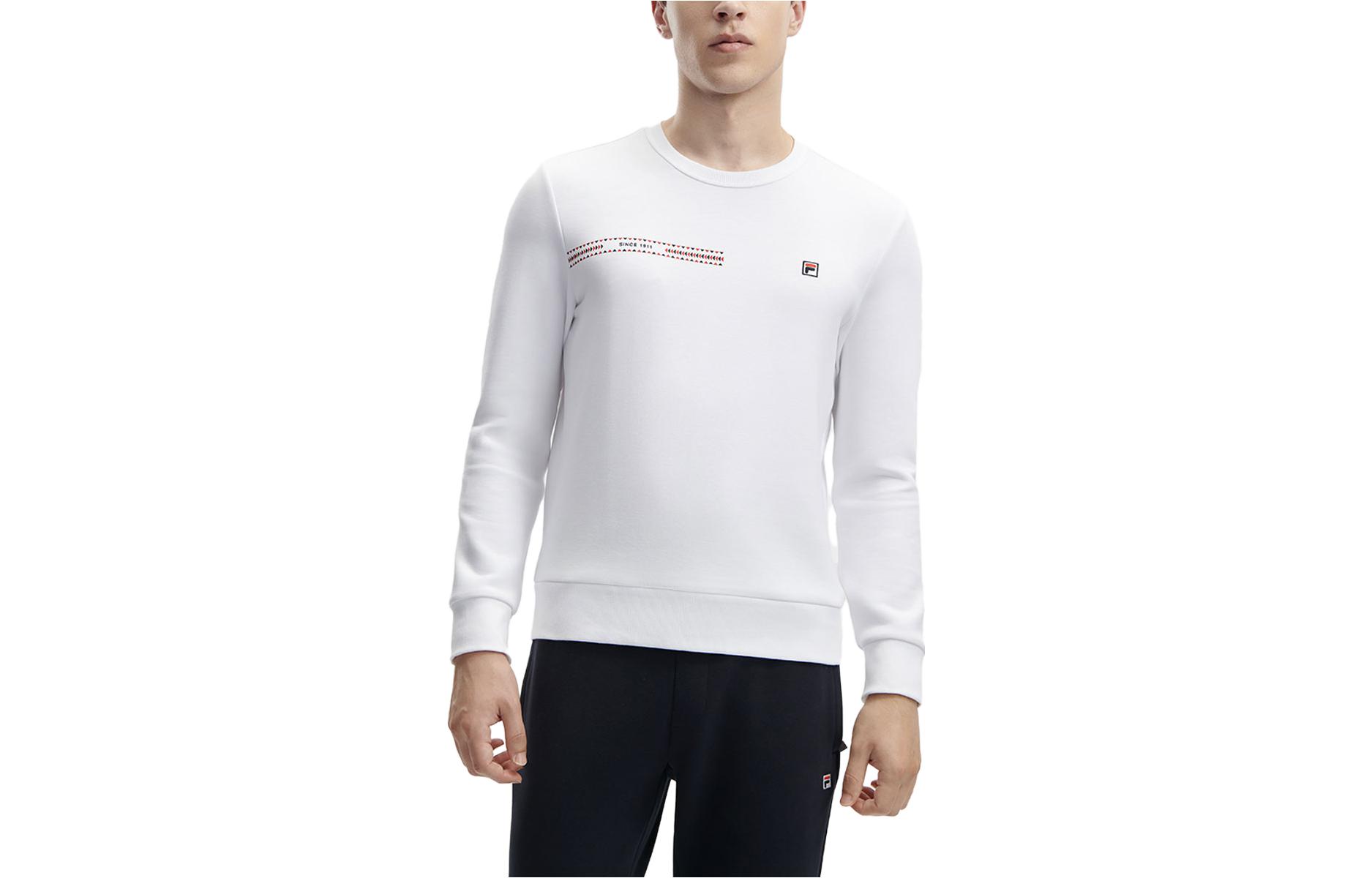 Мужской свитшот Fila Sweatshirt (белый)