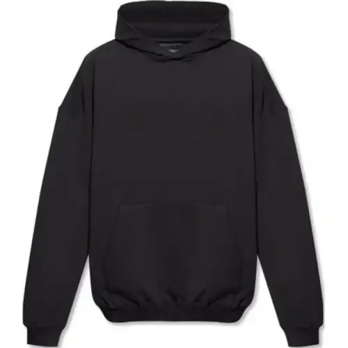 Balenciaga Oversized Jersey With Logo Embroidery Hoodie