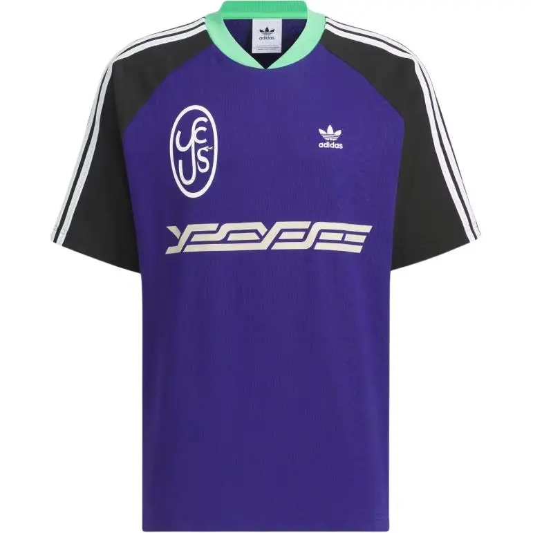 Adidas Originals x YESEYESEE FW24 BS TEAM TEE T Shirt Men's Traditional Indigo