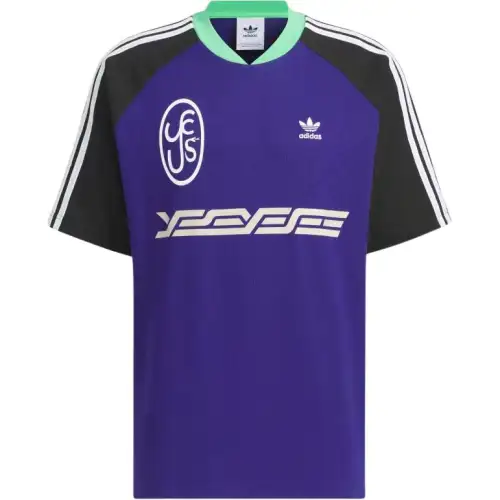 Adidas Originals x YESEYESEE FW24 BS TEAM TEE T Shirt Men's Traditional Indigo