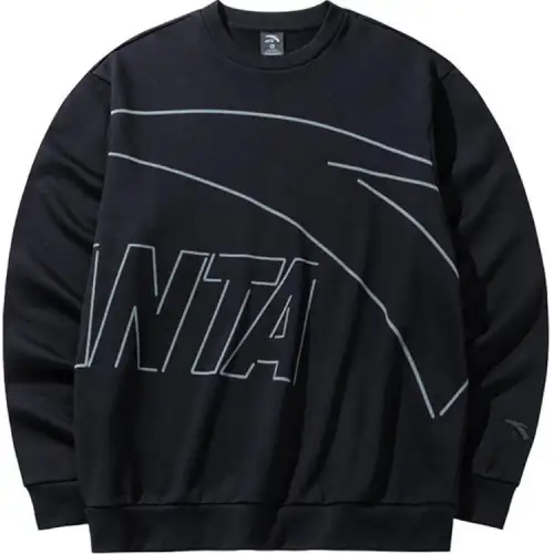 Anta Life Collection Sweatshirt Men's Basic Black