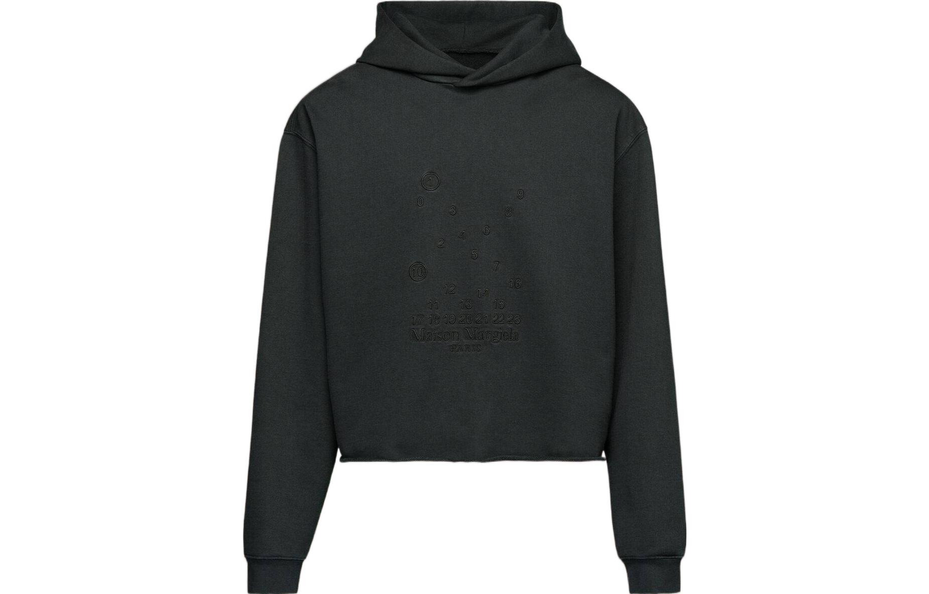 Мужское худи Maison Margiela SS23 Hoodie (черное)