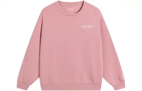 Li Ning Sweatshirt Men's Mist Pink