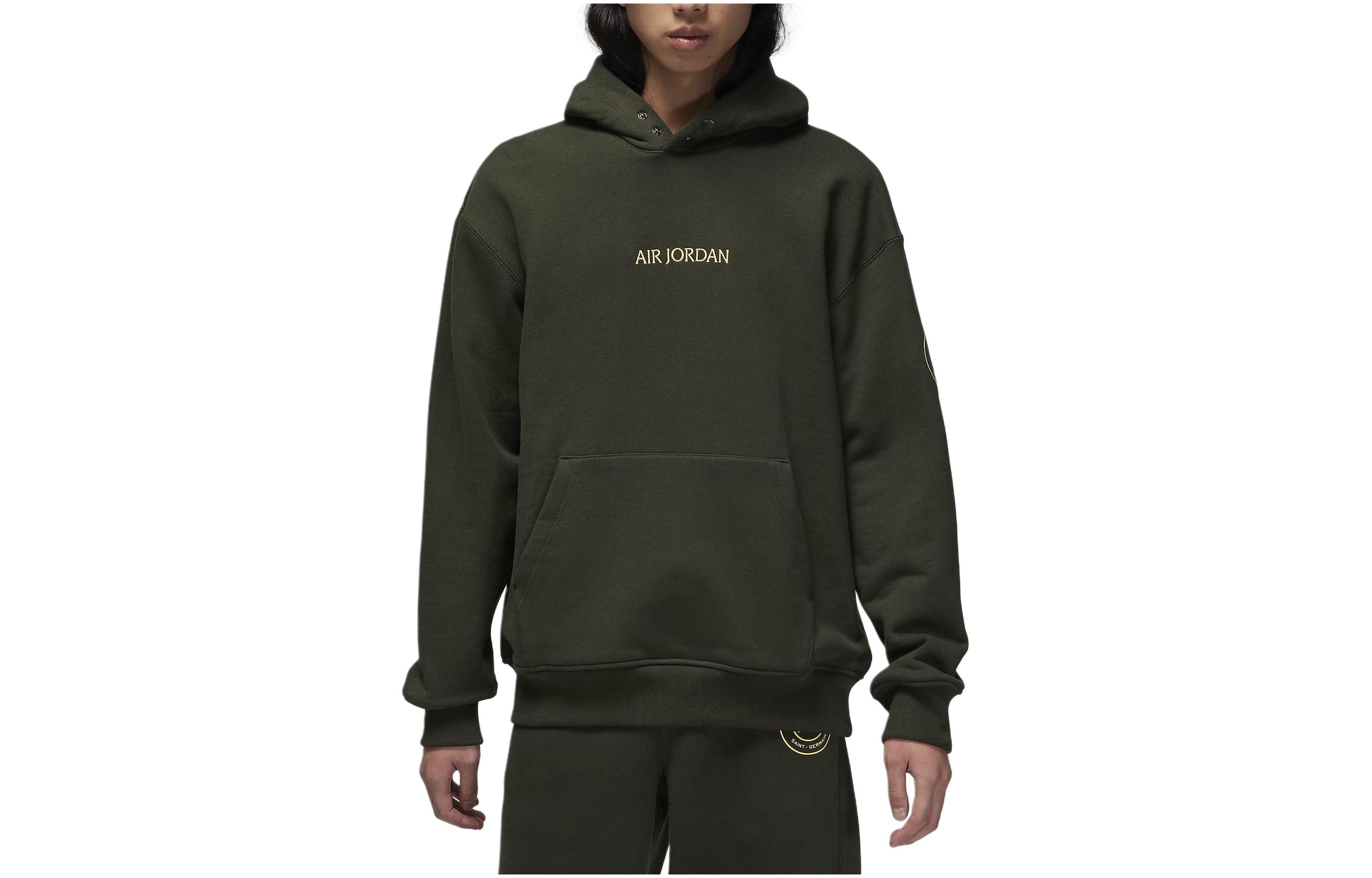 Jordan x PSG SS24 Sweatshirt Men's Olive Green