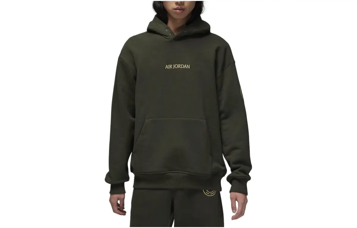 Jordan x PSG SS24 Sweatshirt Men's Olive Green