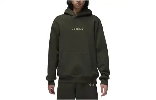 Jordan x PSG SS24 Sweatshirt Men's Olive Green