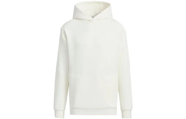 Adidas Sweatshirts Unisex White Hooded Moderate Straight Fit