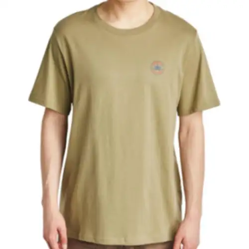 Converse T Shirts Men's Matcha Crew Neck Moderate Straight Fit