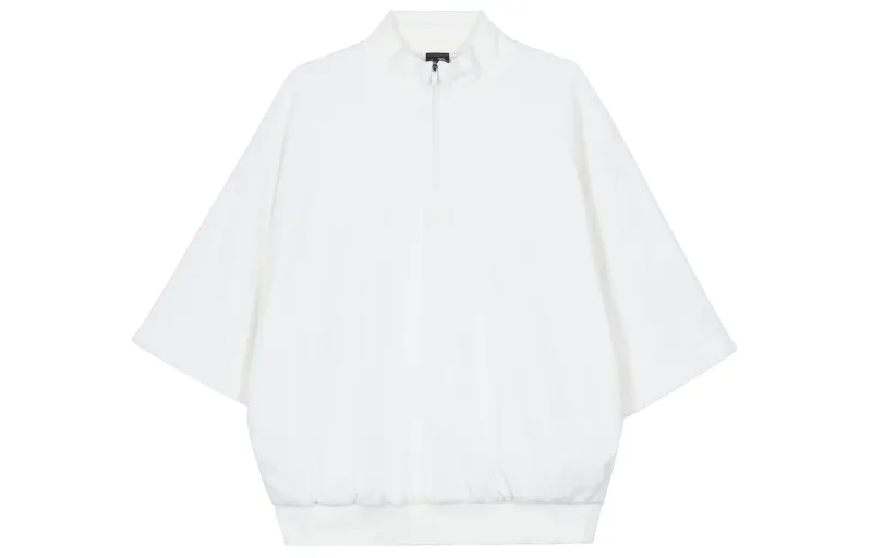 Adidas Originals Adidas Basketball Chapter 02 Sweatshirts Unisex White Stand Collar Moderate Regular