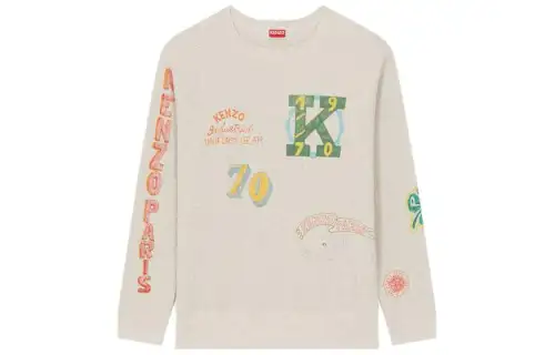 KENZO Drawn Varsity Oversized Sweatshirt
