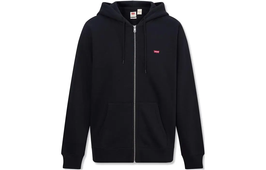 Levi's Sweatshirts Men's Black Hooded (Non-detachable) Moderate