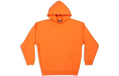 Balenciaga Sweatshirts Men's Orange Hooded Moderate