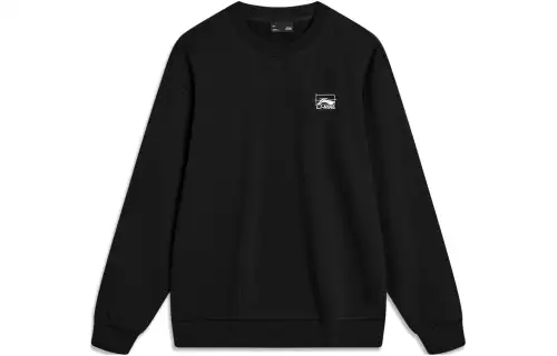 Li Ning Sports Lifestyle Collection Sports Fashion Collection Sweatshirt Unisex Black